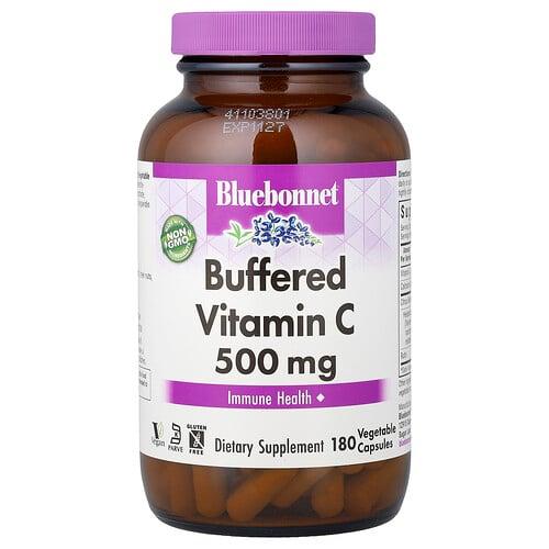 Bluebonnet Nutrition Buffered Vitamin C 180 Vegetable Capsules product image
