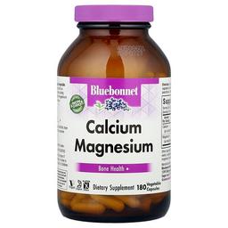 Bluebonnet Nutrition Calcium Magnesium 180 Vegetable Capsules