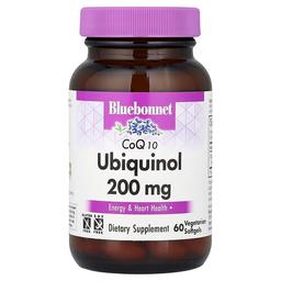 Bluebonnet Nutrition Coq10 Ubiquinol 200 Mg 60 Vegetarian Softgels