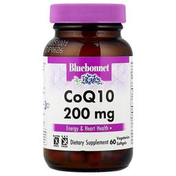 Bluebonnet Nutrition Coq10 200 Mg 60 Vegetarian Softgels