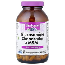 Bluebonnet Nutrition Glucosamine Chondroitin Msm 180 Vegetable Capsules