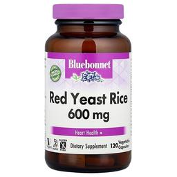 Bluebonnet Nutrition Red Yeast Rice 600 Mg 120 Vegetable Capsules