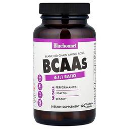Bluebonnet Nutrition Bcaas 4 1 1 Ratio 120 Vegetable Capsules