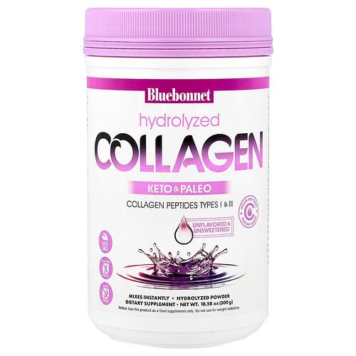 Bluebonnet Nutrition Hydrolyzed Collagen Powder Unflavored 10 58 Oz 300 G product image