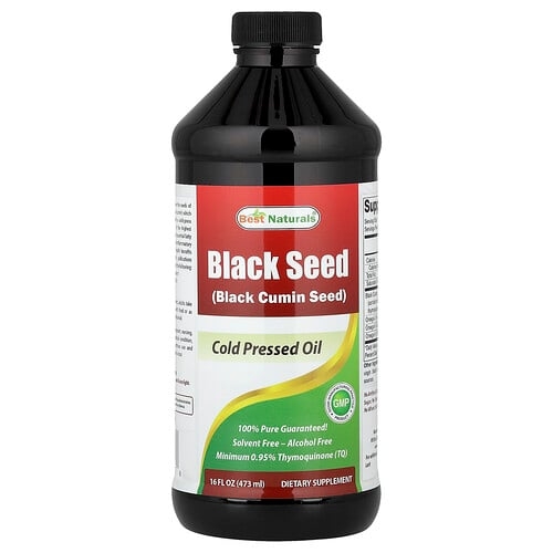 Best Naturals Black Seed Cold Pressed Oil 16 Fl Oz 473 Ml product image