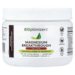 Bioptimizers Magnesium Breakthrough Tart Cherry 3 56 Oz 100 8 G