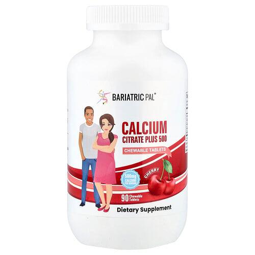 Bariatricpal Calcium Citrate Plus 500 Cherry 90 Chewable Tablets product image