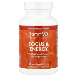 Brainmd Focus Energy 120 Vegan Capsules