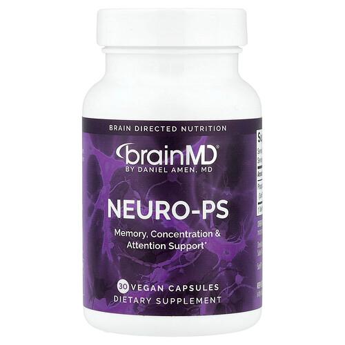 브레인MD BrainMD, Neuro-PS, 베지 캡슐 30정(캡슐 1정당 150mg) product image