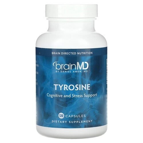 Brainmd Tyrosine 120 Capsules 500 Mg Per Capsule product image