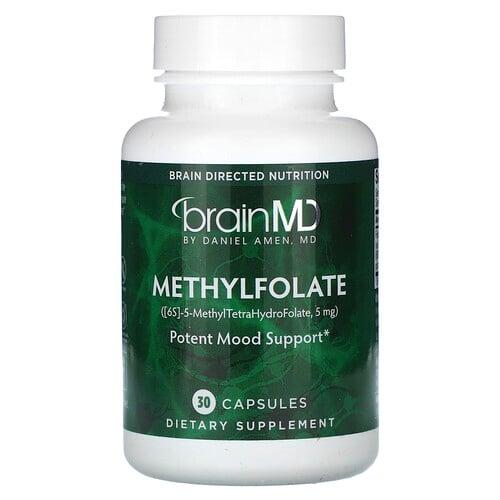 Brainmd Methylfolate 30 Vegan Capsules 5 000 Mcg Per Capsule product image