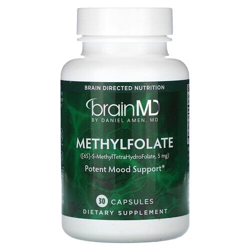 Brainmd Methylfolate 30 Vegan Capsules 5 000 Mcg Per Capsule product image