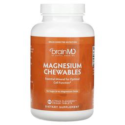 Brainmd Magnesium Chewables Citrus 60 Vegan Tablets 150 Mg Per Tablet