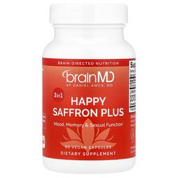 Brainmd Happy Saffron Plus 90 Vegan Capsules