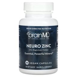 Brainmd Neuro Zinc Zinc Bisglycinate Chelate 25 Mg 90 Vegan Capsules
