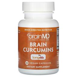 Brainmd Brain Curcumins 30 Vegan Capsules 400 Mg Per Capsule