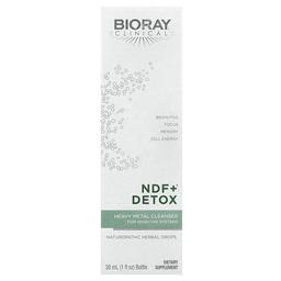 Bioray Ndf Detox Heavy Metal Cleanser 1 Fl Oz 30 Ml