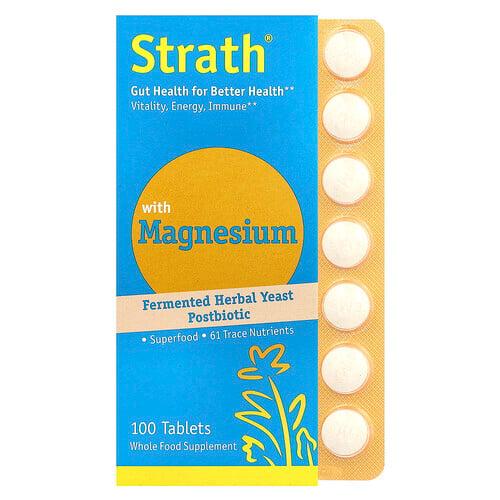 Bio Strath Fermented Herbal Yeast Postbiotic With Magnesium 100 Tablets product image