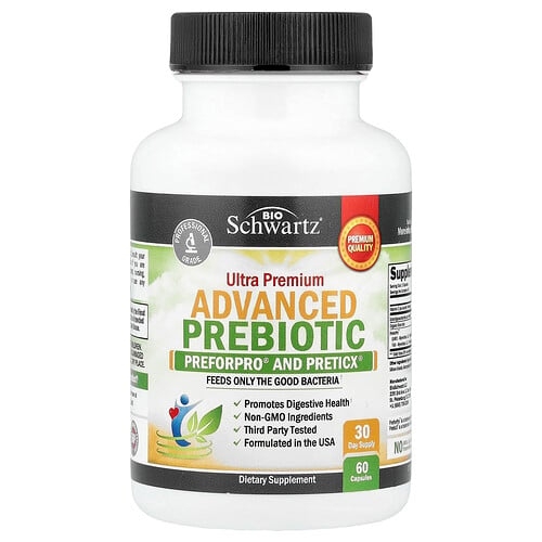 Bioschwartz Ultra Premium Advanced Prebiotic 60 Capsules product image