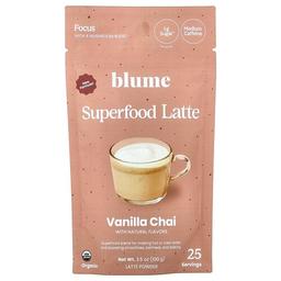 Blume Superfood Latte Vanilla Chai 3 5 Oz 100 G