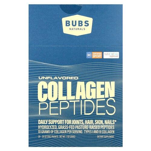 Bubs Naturals Collagen Peptides Unflavored 20 Packets 0 35 Oz 10 G Each product image
