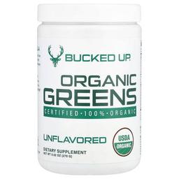 Bucked Up Organic Greens Unflavored 9 52 Oz 270 G