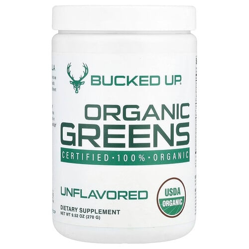 Bucked Up Organic Greens Unflavored 9 52 Oz 270 G product image