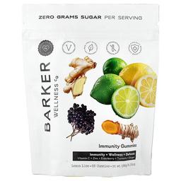 Barker Wellness Co Immunity Gummies Lemon Lime 60 Gummies