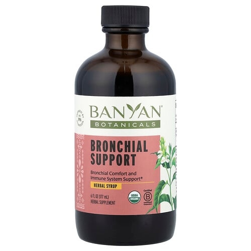 Banyan Botanicals Bronchial Support Herbal Syrup 6 Fl Oz 177 Ml product image