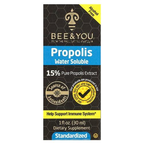 Bee You Propolis Water Soluble Alcohol Free 1 Fl Oz 30 Ml product image