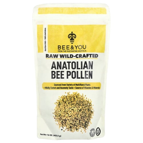 Bee You Raw Wild Crafted Anatolian Bee Pollen 16 Oz 453 5 G product image