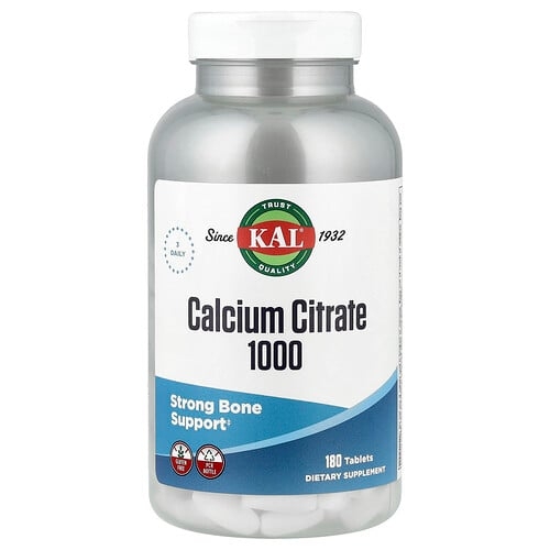 Kal Calcium Citrate 1000 180 Tablets 333 Mg Per Tablet product image