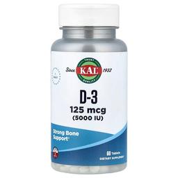 Kal D 3 125 Mcg 5 000 Iu 60 Tablets
