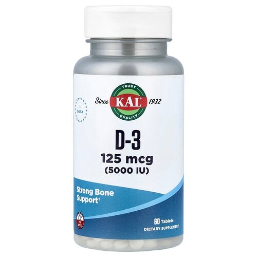 Kal D 3 125 Mcg 5 000 Iu 60 Tablets product image