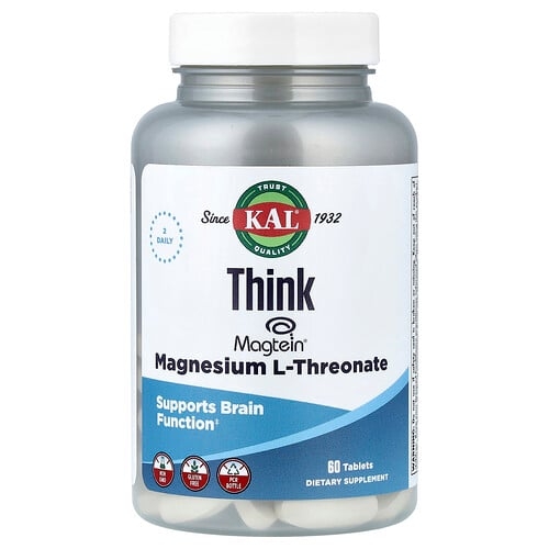 Kal Think Magnesium L Threonate 60 Tablets 72 Mg Per Tablet product image