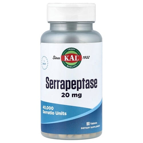 Kal Serrapeptase 20 Mg 90 Tablets product image