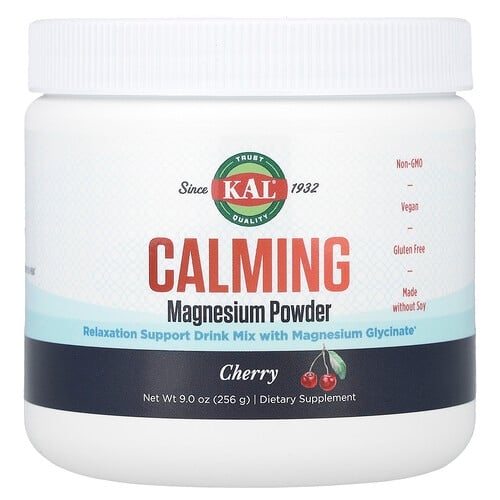 Kal Calming Magnesium Powder Cherry 9 Oz 256 G product image