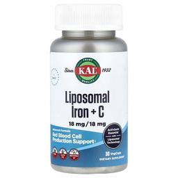 Kal Liposomal Iron C 30 Vegcaps