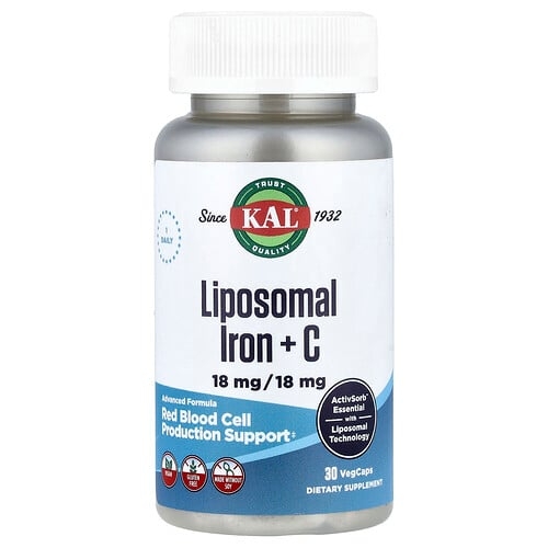 Kal Liposomal Iron C 30 Vegcaps product image