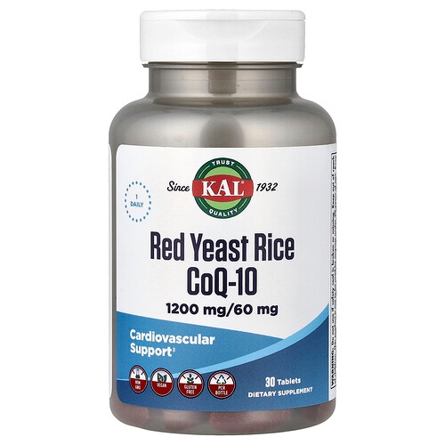 Kal Red Yeast Rice Coq 10 30 Tablets product image
