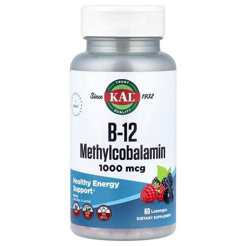 Kal B 12 Methylcobalamin Berry 1 000 Mcg 60 Lozenges product image