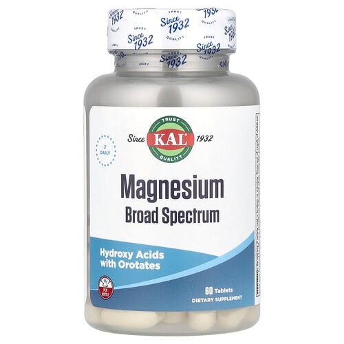Kal Magnesium Broad Spectrum 60 Tablets 200 Mg Per Tablet product image