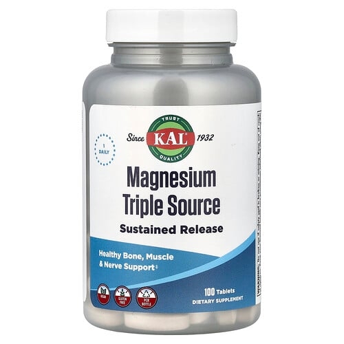 Kal Magnesium Triple Source 100 Tablets product image