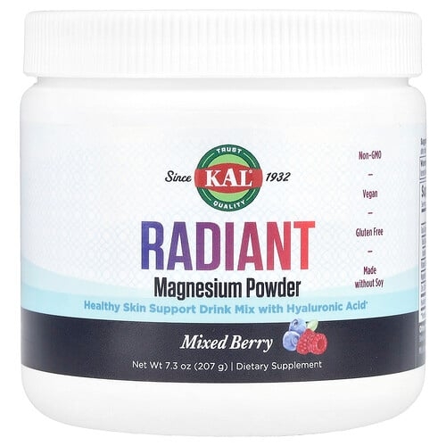Kal Radiant Magnesium Powder Mixed Berry 7 3 Oz 207 G product image