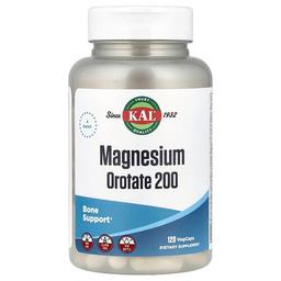 Kal Magnesium Orotate 200 120 Vegcaps 50 Mg Per Capsule