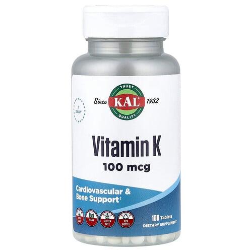 Kal Vitamin K 100 Mcg 100 Tablets product image