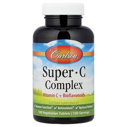 Carlson Super C Complex 100 Vegetarian Tablets