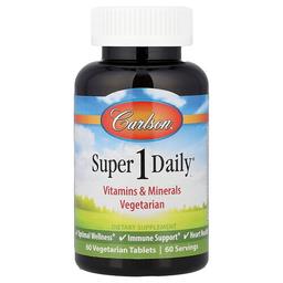 Carlson Super 1 Daily 60 Vegetarian Tablets