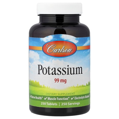 Carlson Potassium 99 Mg 250 Tablets product image