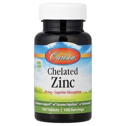 Carlson Chelated Zinc 30 Mg 100 Tablets